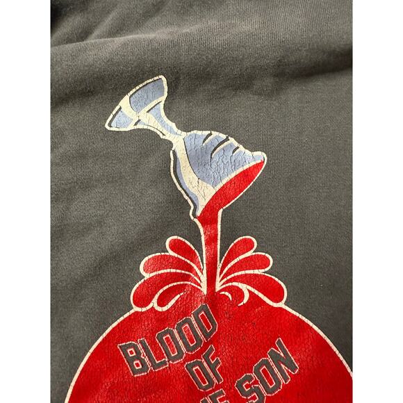 SAINT MICHAEL X DENIM TEARS HOLY GRAIL HOODIE - BLACK sz L - Picture 8 of 16